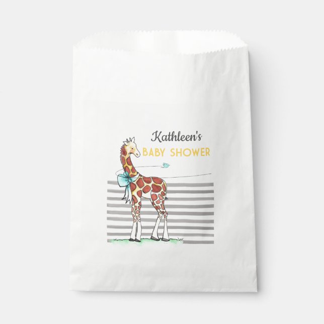 Sacolinha Bolsas Favoritos do chá de fraldas (Frente)