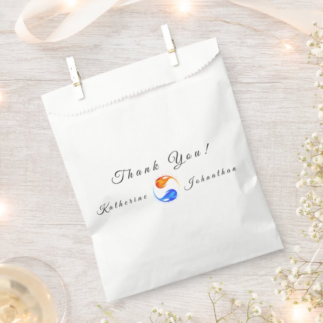 Sacolinha Bolsas-Moderno-Gêmeos - Favor do Casamento (Cortado)