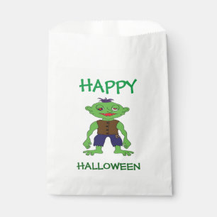 Sacolinha Bolsas/Monstro do Favor Branco do Halloween