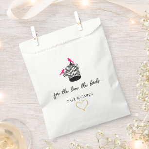 Sacolinha Bolsas personalizadas de favoritos de casamento