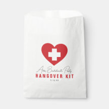 Bolsas personalizadas de favoritos do kit HANGOVER