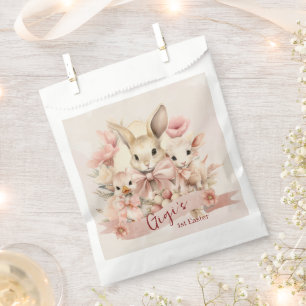 Sacolinha Bolsas personalizadas de Páscoa coelho, Pintinho e