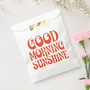 Sacolinha Bom dia Sunshine Retro Decor Impressão