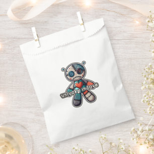 Sacolinha Boneca de VODOO Triste Urso AZARADO no AMOR