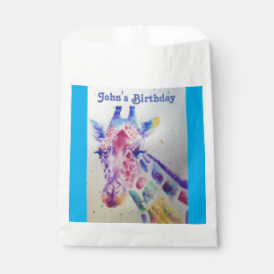 Sacolinha Bonita Girafa Zoo Nome do Partido Animal, Bolsas d