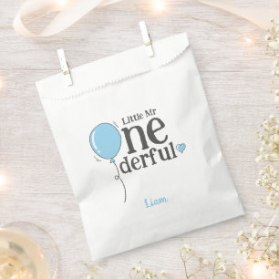 Sacolinha Bonito Sr. Onemagro Primeiro Aniversário Azul