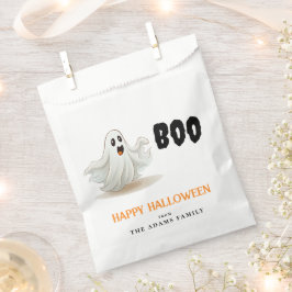 Sacolinha Boo Ghost Custom Family Name Happy Halloween