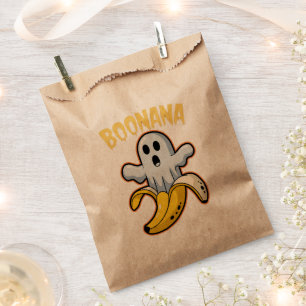 Sacolinha Boonana Fantasma Fofo Banana Halloween