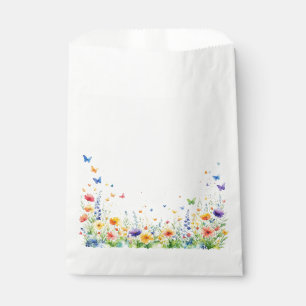 Sacolinha Borboletas de jardim Floral primavera Favorecem Bo