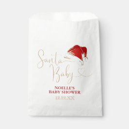 Sacolinha Branco Vermelho Dourado Papai Noel Papais noeis de