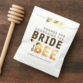 Sacolinha Bride to Bee Bumblebee Thank You Bridal Shower