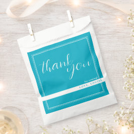 Sacolinha Brilhante Céu Azul Obrigado Bolsas Favoráveis