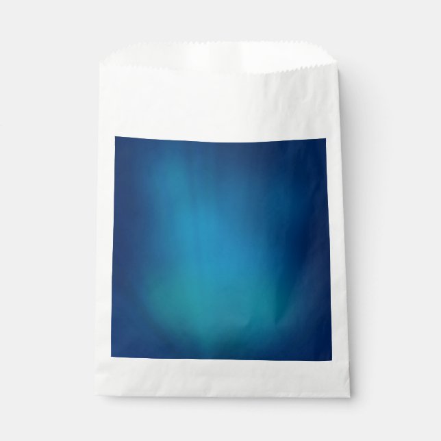 Sacolinha Brilho Azul Profundo Subaquático (Frente)