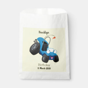 Sacolinha Buggy duna em forma de cartoon de veículos rodoviá