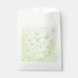 Sacolinha Butterfly Garden Green