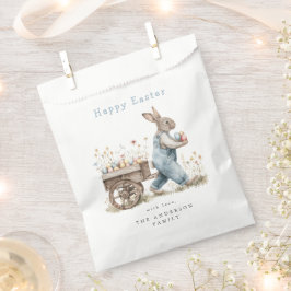 Sacolinha Caça ao Ovo do Coelho de Páscoa em Aquarela