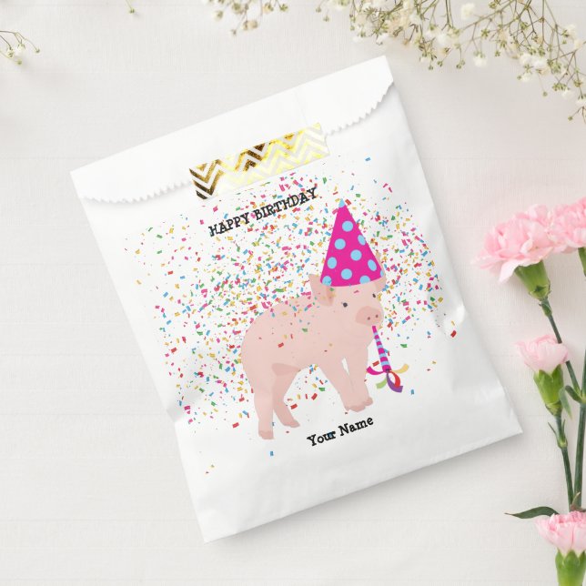 Sacolinha Caça-porcos - Animais na Festa de aniversário (Selado)