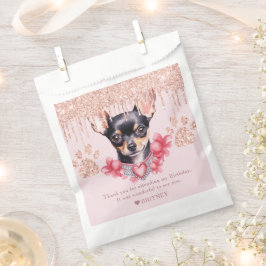 Sacolinha Cachorro Chihuahua personalizado com Aniversário G