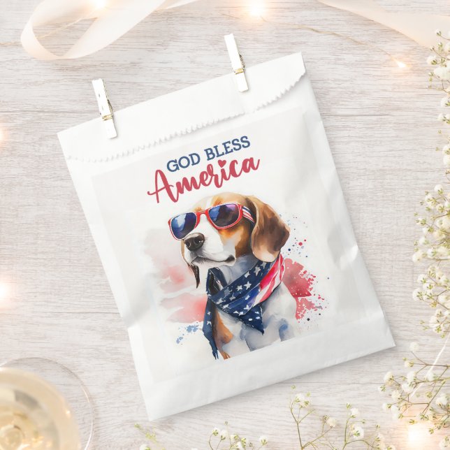 Sacolinha Cachorro Patriota-Beagle (Cortado)