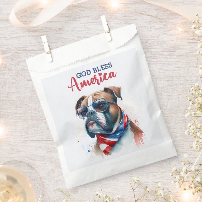 Sacolinha Cachorro Patriota-Boxer (Cortado)