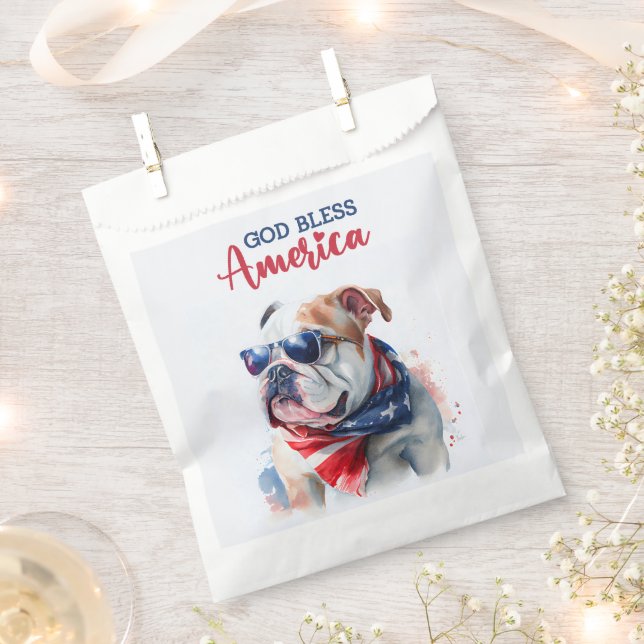 Sacolinha Cachorro Patriota-Buldogue (Cortado)