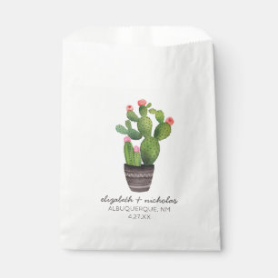 Sacolinha Cactus Floral Rosa