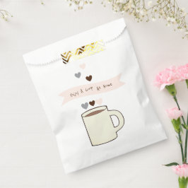 Sacolinha Café Chá de Noiva para Levar Grãos de Café