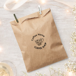 Sacolinha Café de café obsessivo barista fofo