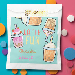 Sacolinha Café divertido latino chá bobba