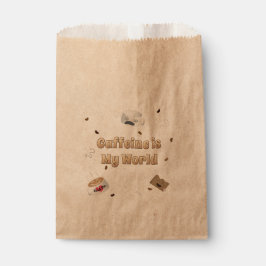 Sacolinha Caffeine é Meu Mundo