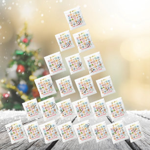 Sacolinha Calendário Antecipado de Contagem de Natal do Past