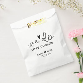 Sacolinha Caligrafia Moderna Nós Adoramos Casamento de Bisco