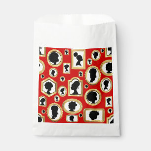 Sacolinha cameo africano vintage