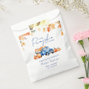 Sacolinha Caminhão Azul e Pequeno Pumpkin no Caminho do Chá 