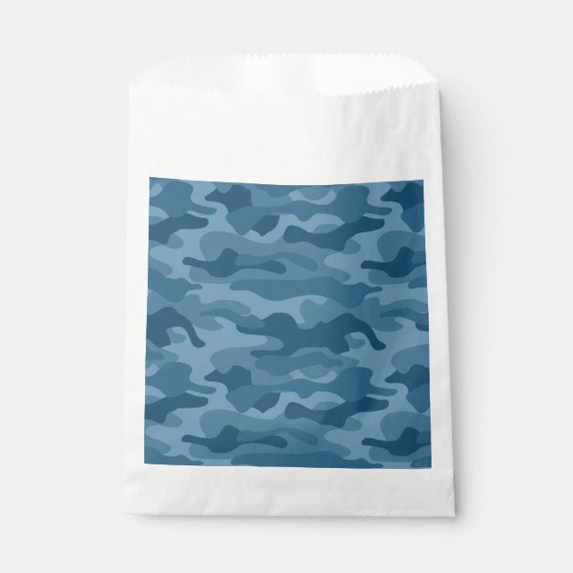 Sacolinha Camo Monocolor Azul (Frente)