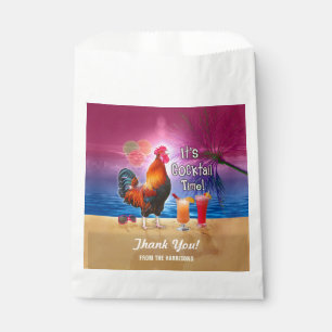 Sacolinha Cantão Tropical Rooster Funny Summer Beach