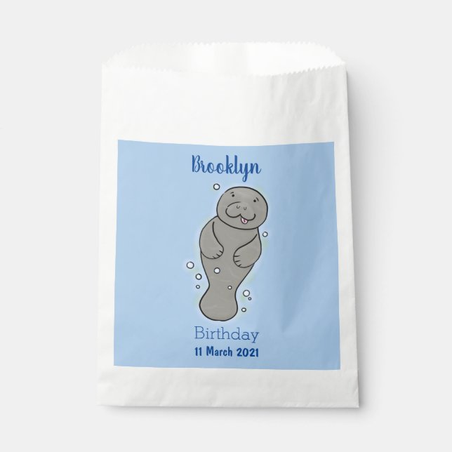 Sacolinha Capateiro bonito com ilustração de bolhas (Frente)