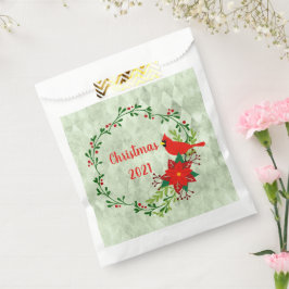 Sacolinha Cardinals Wreath Personalizado
