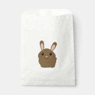 Sacolinha Caricatura Marrom Bunny
