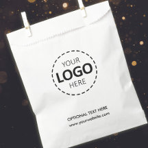 Carregamento de logotipo Bag de papel comercial pe