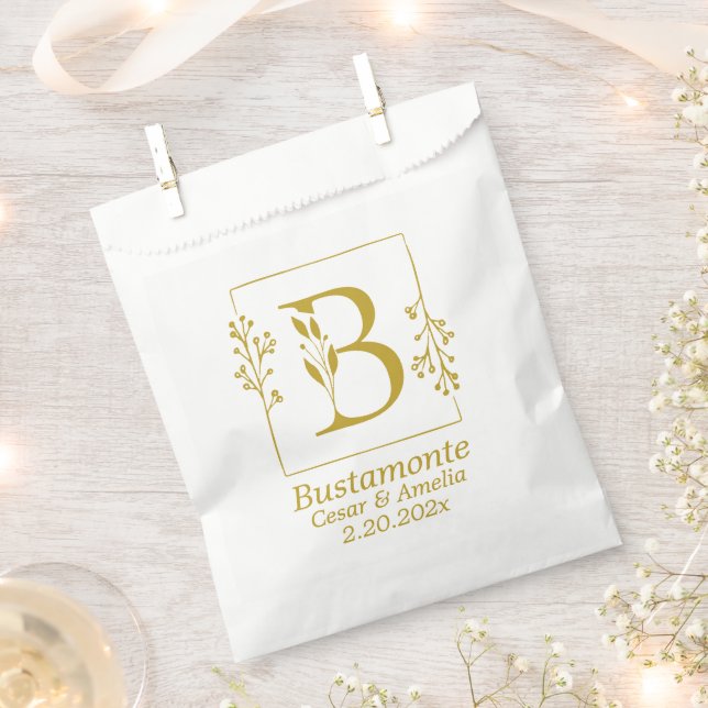 Sacolinha Carta B Botânica Moderna Personalizada   (Cortado)