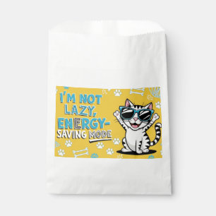 Sacolinha Cartaz de gato engraçado, gato de desenho animado
