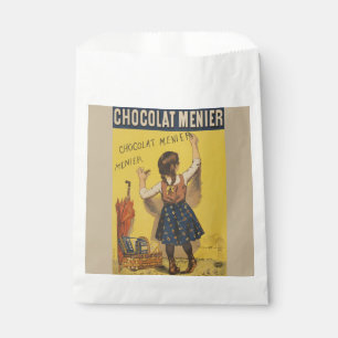 Sacolinha Cartaz Francês Vintage Chocolat Menier Arte Bouiss