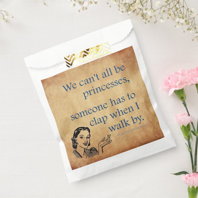 Sacolinha Cartaz retrô vintage das princesas da SlipperyJoe  (Selado)
