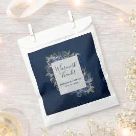 Sacolinha Casamento Azul Empoeirado Champanhe Marfim