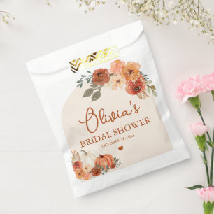 Sacolinha Casamento Boho de Abóbora de Terracota de Namoro