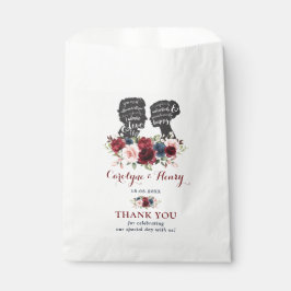 Sacolinha Casamento bonito de verde botulínico, cor-de-rosa-