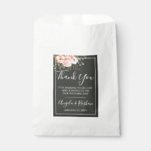 Sacolinha Casamento Botânico De Blush Floral Elegante Obrig