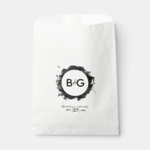 Casamento Branco Negro Simples