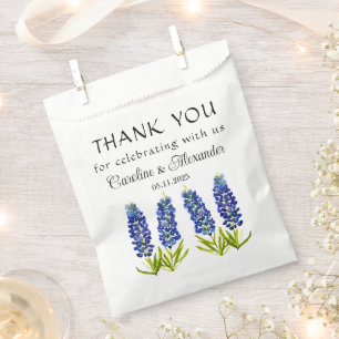 Sacolinha Casamento Chic Moderno Floral do Texas